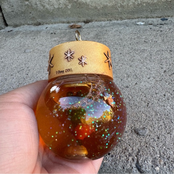 Disney Ice Skating Mickey Snow Globe Ornament with Glitter - Picture 3 of 5